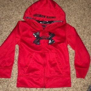 Under Armour red zip up jacket